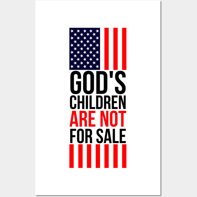 God's children are not for sale Wall Art by StarMa